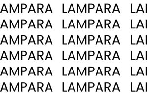 Solo la mente de un maestro puede encontrar la palabra 'Mampara' en menos de 7 segundos